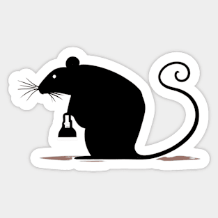 Rat Art Sticker